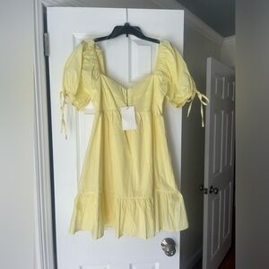 NWT &merci Babydoll Yellow Dress
